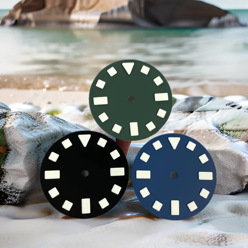 29mm Black/Blue/Green NH35 Watch Dial for Miyota8215 ETA2824 PT5000 SW200 Modified Accessories Luminous Diver Watch Dial
29mm Black/Blue/Green NH35 Watch Dial for Miyota8215 ETA2824 PT5000 SW200 Modified Accessories Luminous Diver Watch Dial