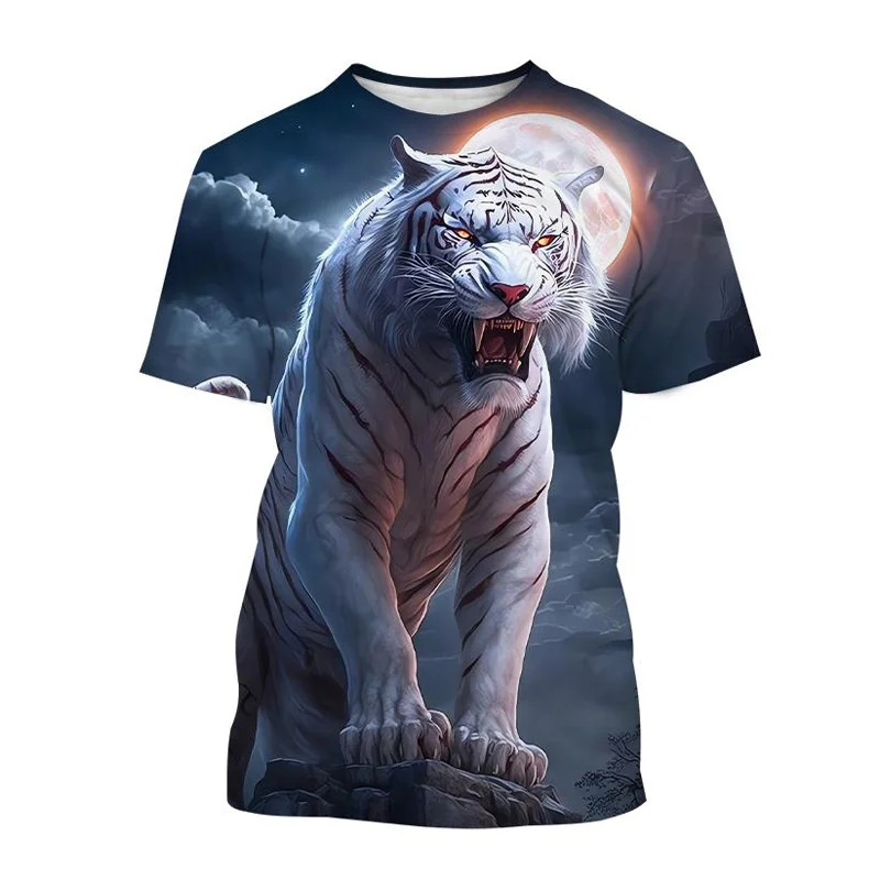 Summer Fashion Cool Animal Tiger Graphic t shirts For Men Personality Trend Casual Street Style Printed Round Neck Short Sleeve
Summer Fashion Cool Animal Tiger Graphic t shirts For Men Personality Trend Casual Street Style Printed Round Neck Short Sleeve