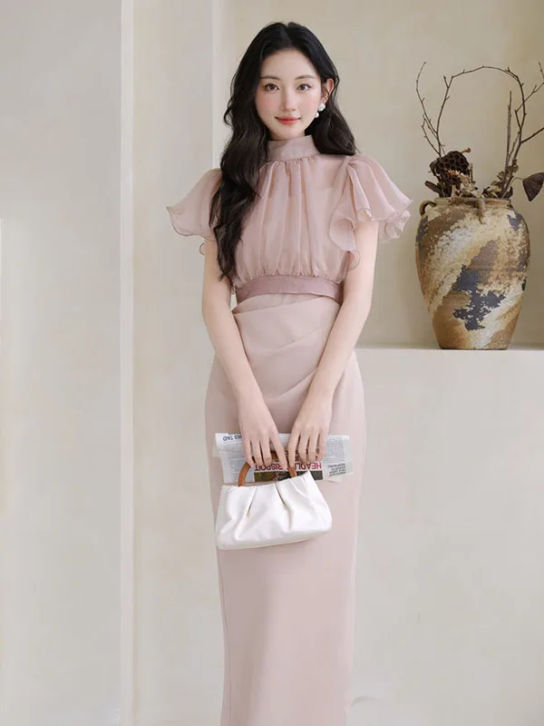Stunning Summer Dress Set Elegant Unique Beautiful Two-Piece Suit for Women Fashionable Casual Wear Short Sleeve Stand Collar
Stunning Summer Dress Set Elegant Unique Beautiful Two-Piece Suit for Women Fashionable Casual Wear Short Sleeve Stand Collar