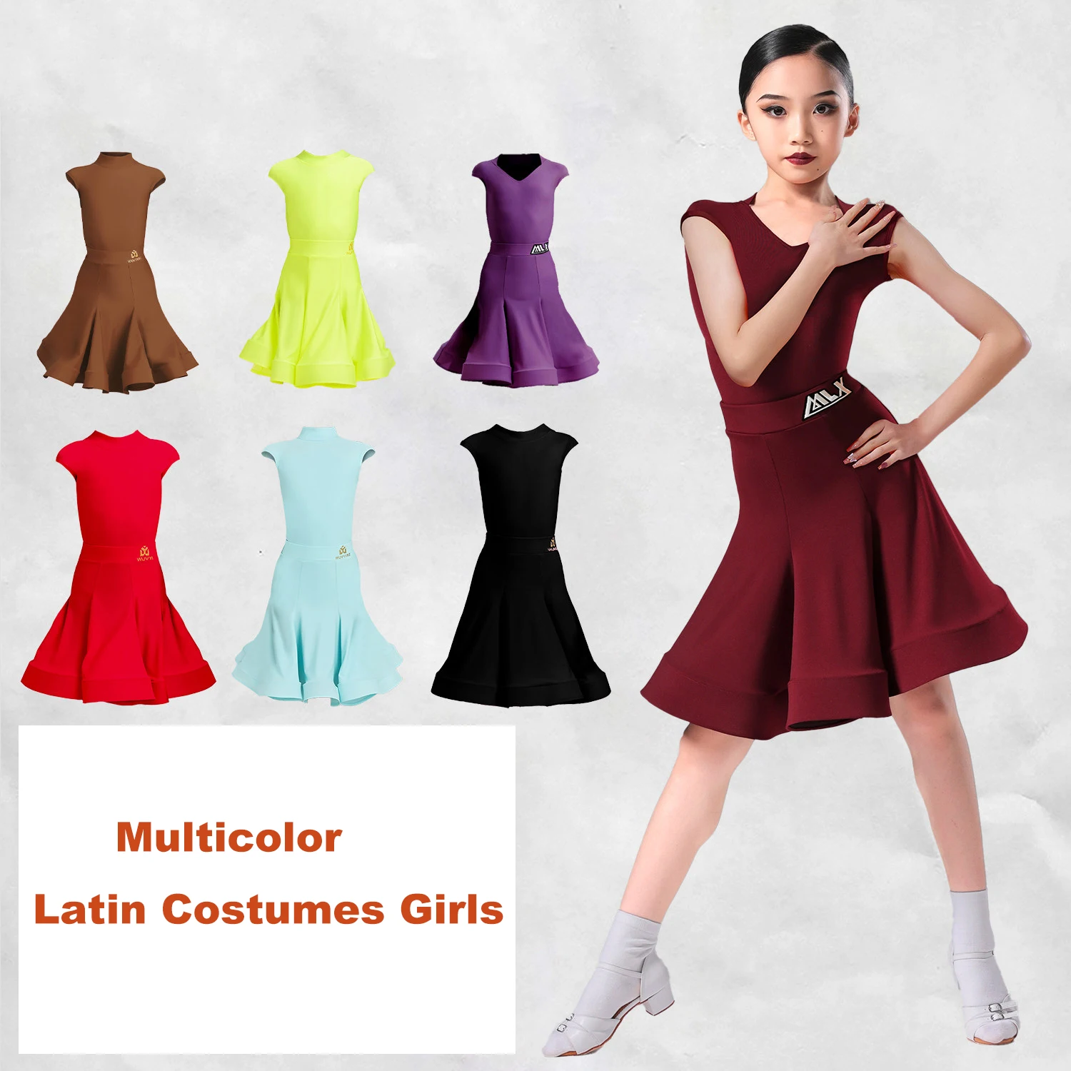 Multicolor National Standard Latin Uniform Children Modern Rumba Tango Dress Kids Latin Dance Performance Costumes Girls XH5058
Multicolor National Standard Latin Uniform Children Modern Rumba Tango Dress Kids Latin Dance Performance Costumes Girls XH5058