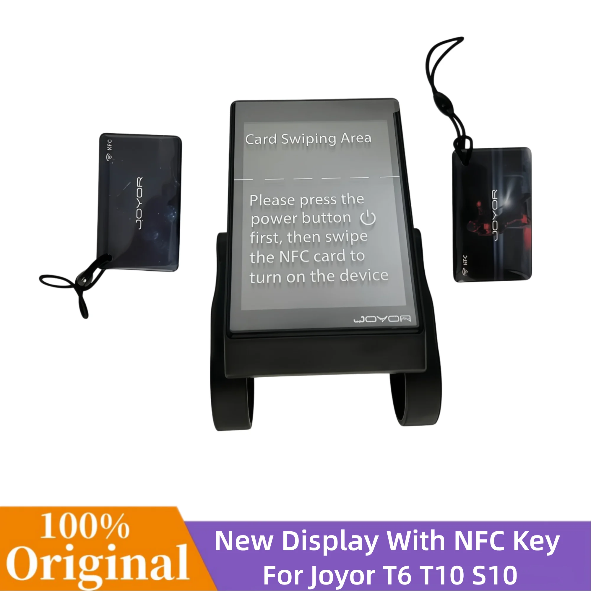 Original New Display with 2PCS NFC Key Pair for Joyor T6 T10 S10 Electric Scooter Dashboard monitor Parts Accessories
Original New Display with 2PCS NFC Key Pair for Joyor T6 T10 S10 Electric Scooter Dashboard monitor Parts Accessories