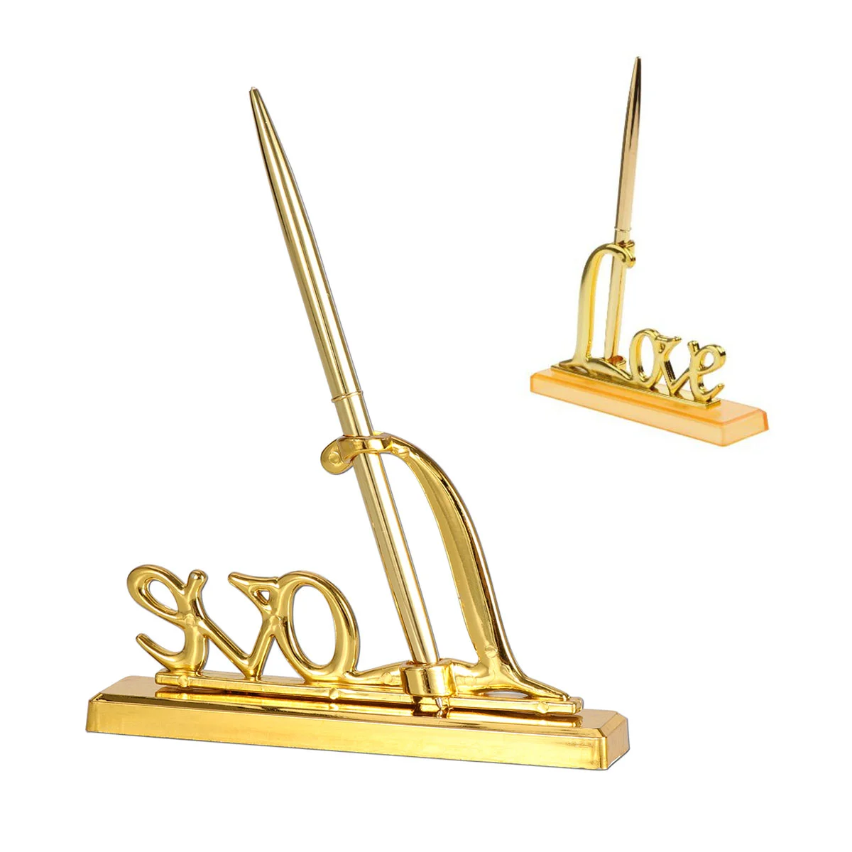 Wedding Signing Pen with Plated Metal Love Holder Party Pen Set (Golden) Pen Holder Signing Pen Set Signing Pen Set for Wedding
Wedding Signing Pen with Plated Metal Love Holder Party Pen Set (Golden) Pen Holder Signing Pen Set Signing Pen Set for Wedding