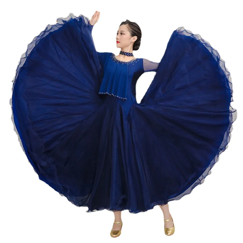 Latin Ballroom Dance Dress Salsa Modern Waltz Tango Rhinestone Competition Dress
Latin Ballroom Dance Dress Salsa Modern Waltz Tango Rhinestone Competition Dress