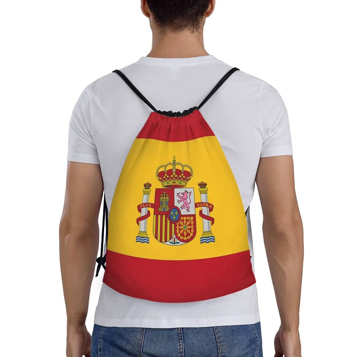 Flag Of Spain Backpacks Casual Portable Drawstring Bags Sports Bag Book Bags For Travel Students
Flag Of Spain Backpacks Casual Portable Drawstring Bags Sports Bag Book Bags For Travel Students
