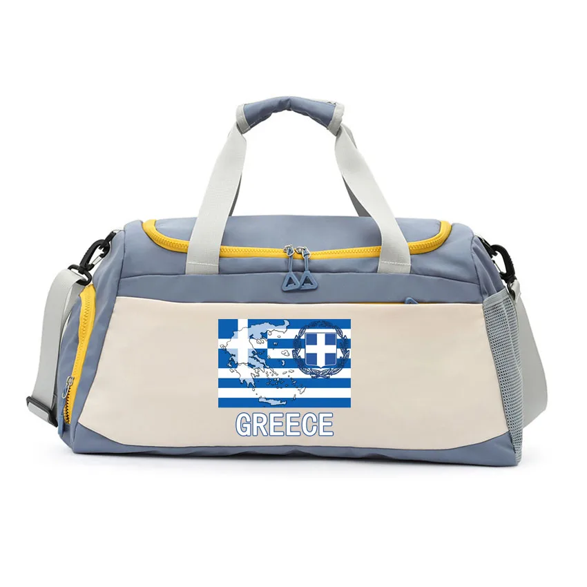 Gym Bag Greece Flag Printed Men Women Water Resistant Sports Duffel Bag with Shoe Compartment Wet Pocket Girl boy Bag
Gym Bag Greece Flag Printed Men Women Water Resistant Sports Duffel Bag with Shoe Compartment Wet Pocket Girl boy Bag