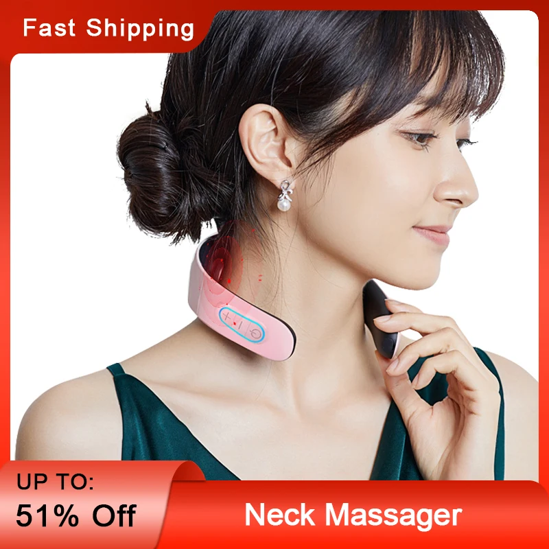 Electric Neck and Shoulder Massager Pulse Back 10 Modes 15 Intensity Heating Pain Relief Tool Muscle Relaxation Machine
Electric Neck and Shoulder Massager Pulse Back 10 Modes 15 Intensity Heating Pain Relief Tool Muscle Relaxation Machine