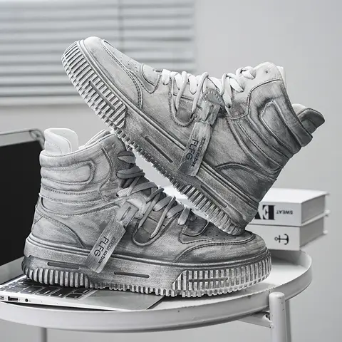 Retro-Manga-Herren-Sneaker, weich, bequem, rutschfest, verschleißfest, Sohle, täglich, lässig, Herrenschuhe, adrette, vielseitige Urlaubsgeschenke