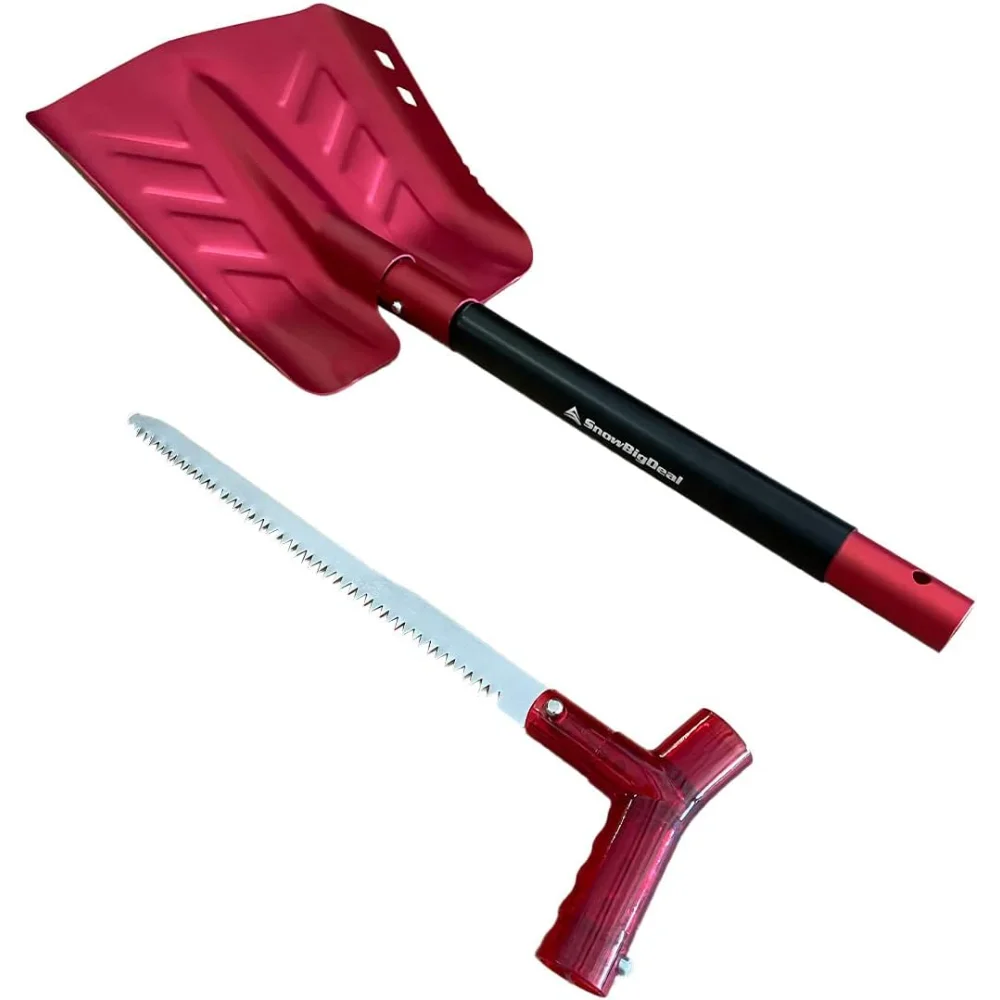 Emergency Snow Shovel with Saw, Multi-Mode T6 Aluminum for Snowmobiles and Survival
Emergency Snow Shovel with Saw, Multi-Mode T6 Aluminum for Snowmobiles and Survival