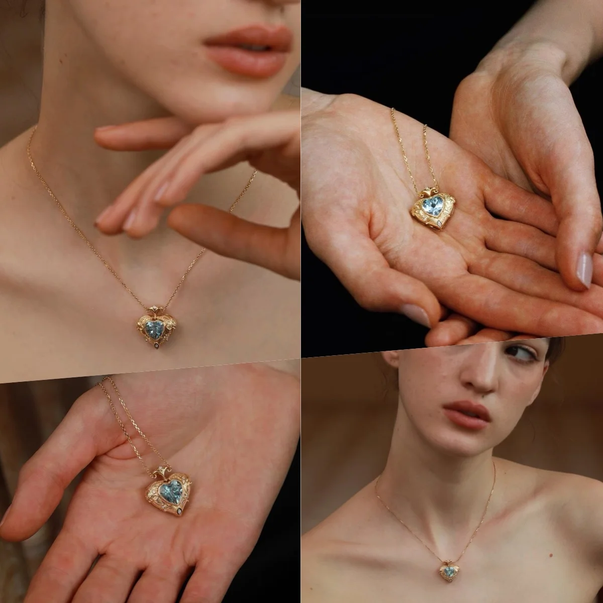 Retro new style 925 sterling silver light luxury heart-shaped zircon necklace female high-end temperament clavicle chain
Retro new style 925 sterling silver light luxury heart-shaped zircon necklace female high-end temperament clavicle chain