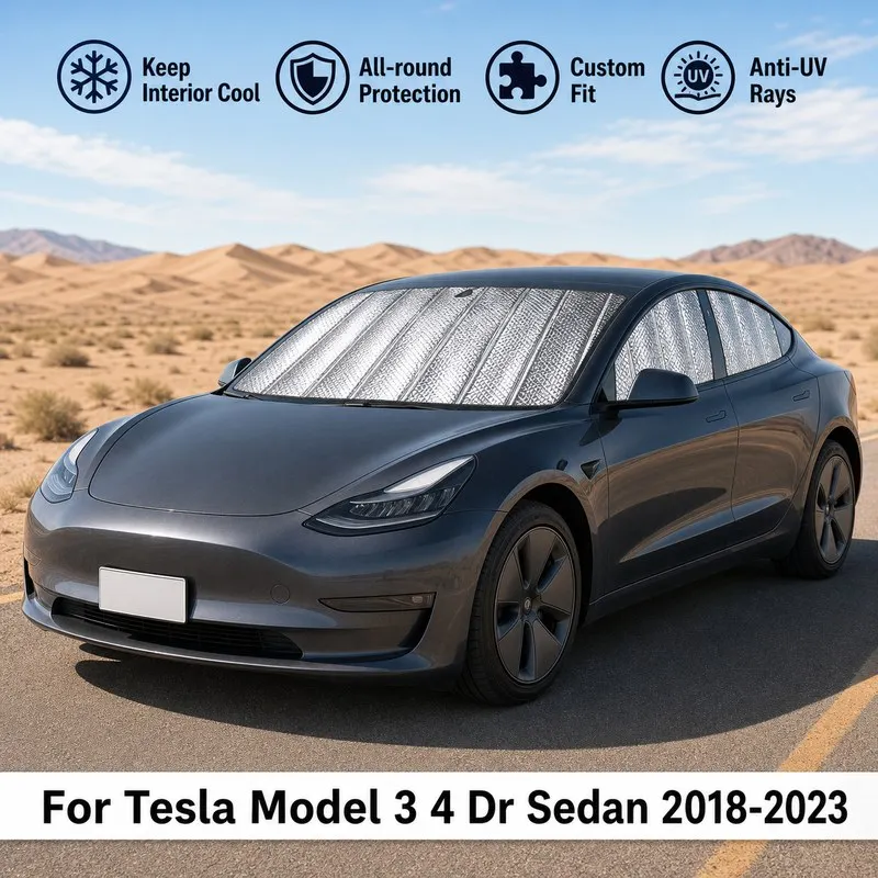 For Tesla Model 3 4 Dr Sedan 2018-2023 Full Set Car Window Sunshades UV Block Privacy Heat Insulated Foldable Car Curtain
For Tesla Model 3 4 Dr Sedan 2018-2023 Full Set Car Window Sunshades UV Block Privacy Heat Insulated Foldable Car Curtain