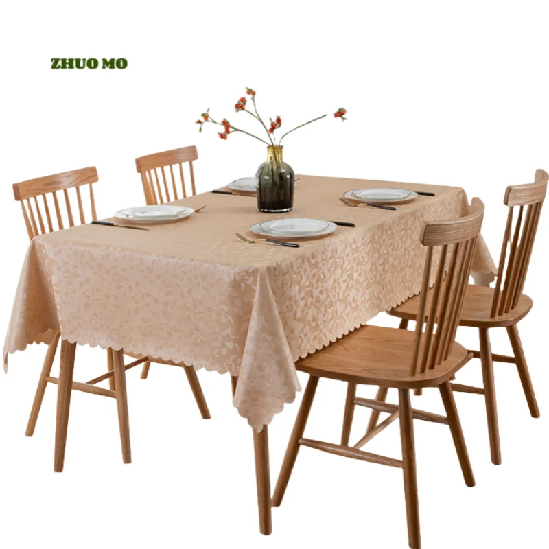 Fashionable embossed waterproof tablecloth, oil and heat resistant, restaurant, hotel, home kitchen, square table cover cloth
Fashionable embossed waterproof tablecloth, oil and heat resistant, restaurant, hotel, home kitchen, square table cover cloth