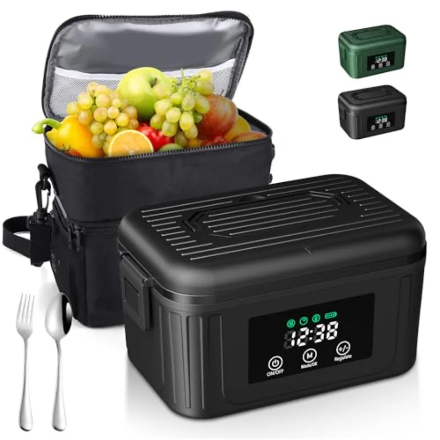 Cordless Electric Lunch Box for Adults, 1.4L Heated Lunch Box for Men with Smart Meal Scheduling Auto Keep Warm, Portable Food
Cordless Electric Lunch Box for Adults, 1.4L Heated Lunch Box for Men with Smart Meal Scheduling Auto Keep Warm, Portable Food