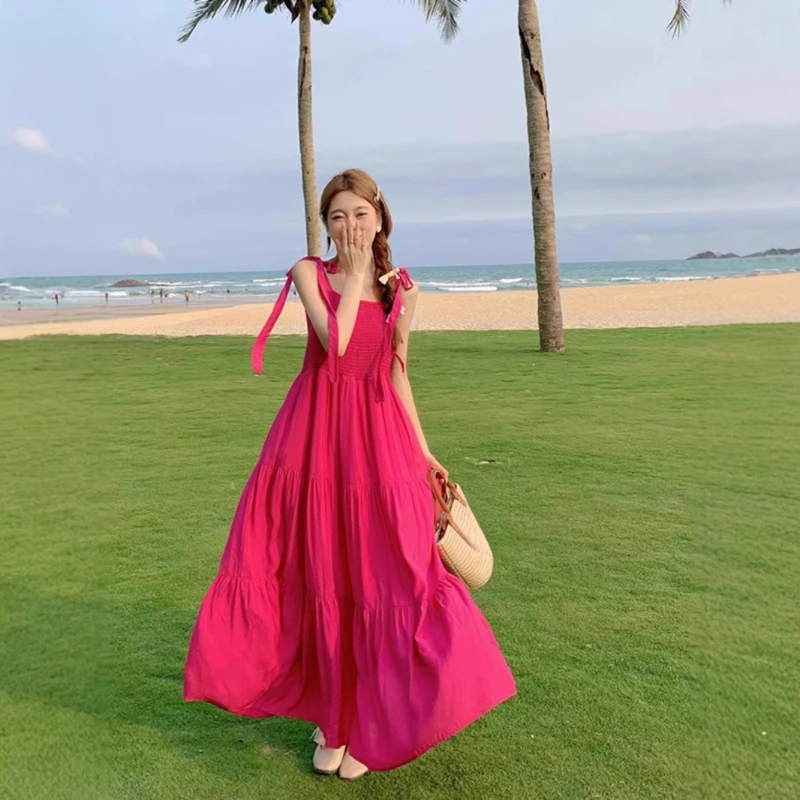 Dopamine Beautiful Pink Dress Women's New Summer Sweet Tube Top Seaside Vacation Suspender Dress Fresh Comfort and Fashionable
Dopamine Beautiful Pink Dress Women's New Summer Sweet Tube Top Seaside Vacation Suspender Dress Fresh Comfort and Fashionable