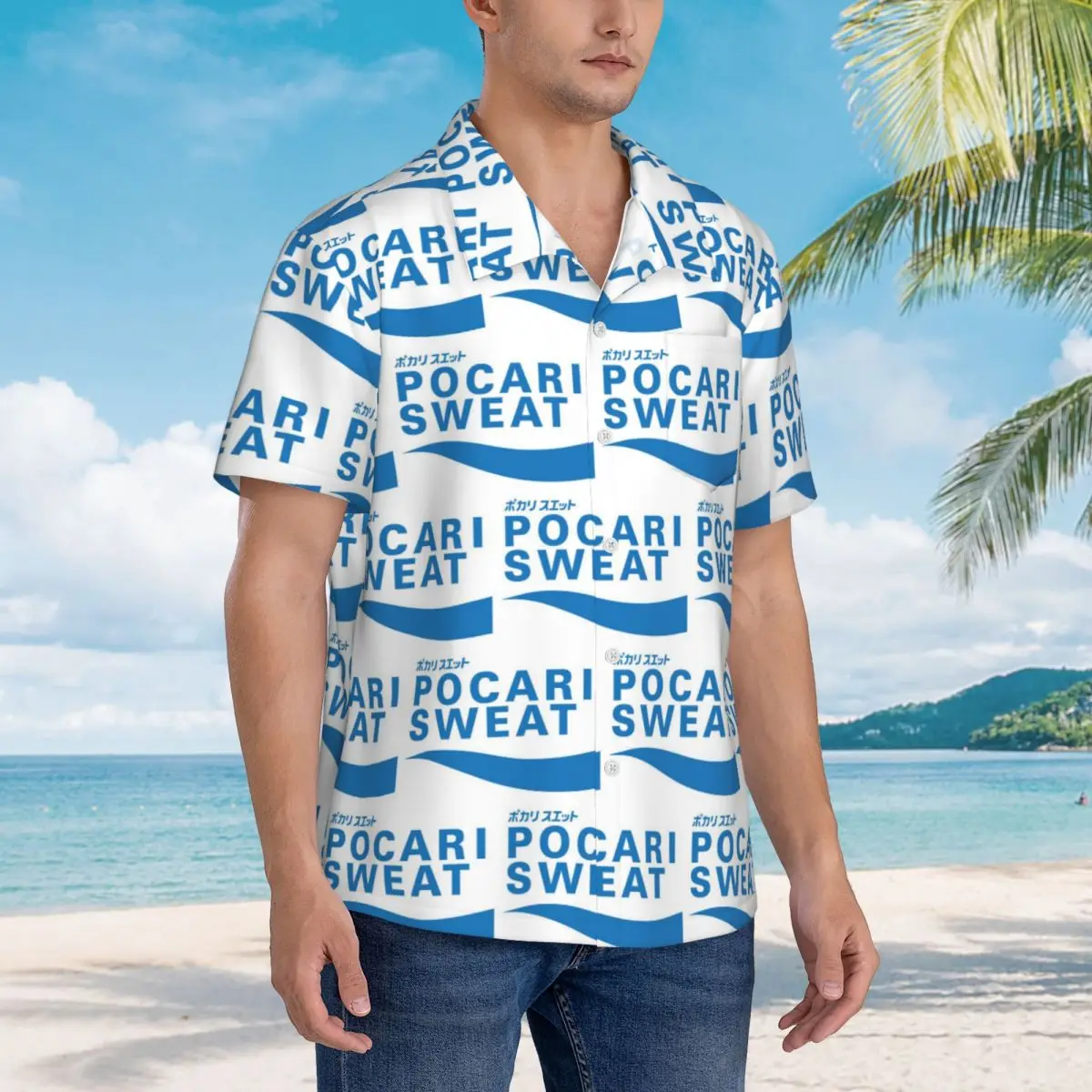 Just Some Pocari Sweat Hawaiian Shirts Fashion Men Short Sleeve Shirt for Summer Beach Men's Button Tops
Just Some Pocari Sweat Hawaiian Shirts Fashion Men Short Sleeve Shirt for Summer Beach Men's Button Tops