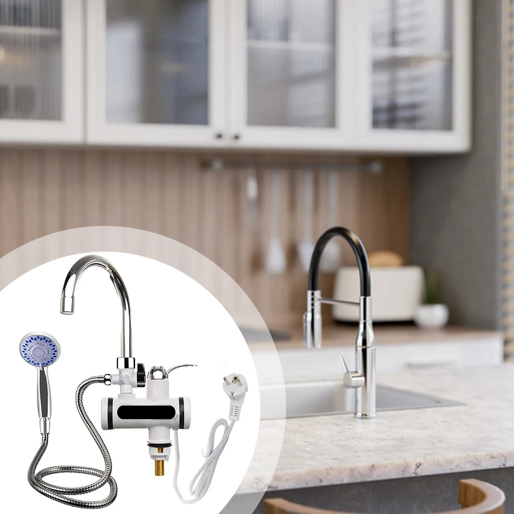 Instantaneous Electric Water Heaters With Faucet Mixer Shower Head Digital Temperature Display RV
Instantaneous Electric Water Heaters With Faucet Mixer Shower Head Digital Temperature Display RV