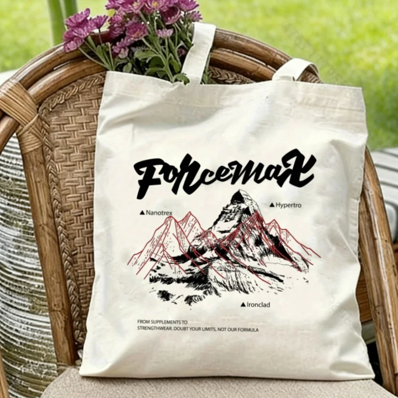 1 шт. Эко-сумка-тоут из холщовой ткани с рисунком горной линии "Forcemax", многоразовая, на плечо
1 шт. Эко-сумка-тоут из холщовой ткани с рисунком горной линии "Forcemax", многоразовая, на плечо
