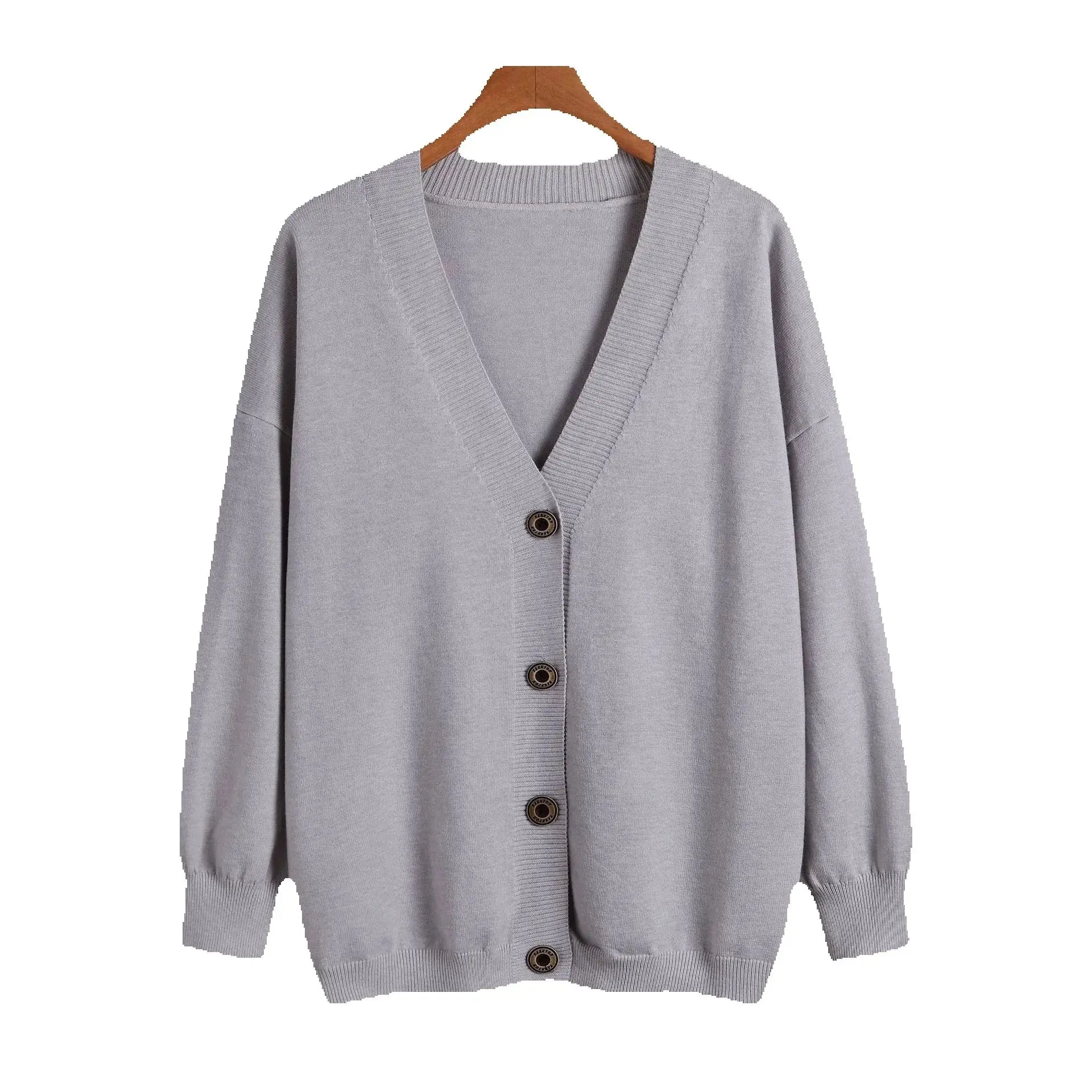 2024 Autumn And Winter Women's Knitted Sweater Top Loose Lazy V-neck Jacket Thickened Cardigan M Size Jacket
2024 Autumn And Winter Women's Knitted Sweater Top Loose Lazy V-neck Jacket Thickened Cardigan M Size Jacket