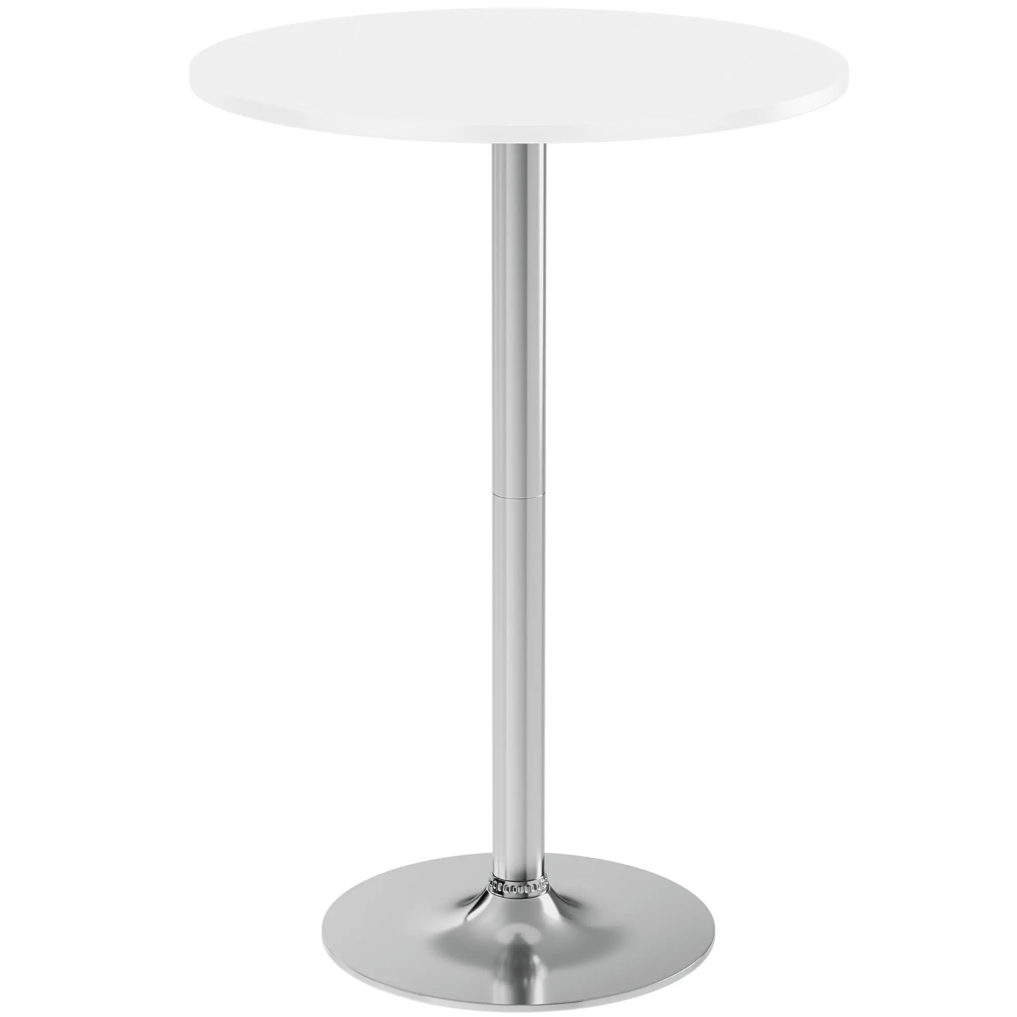 Round Bar Table White Top Stainless Steel Base Modern Minimalist
Round Bar Table White Top Stainless Steel Base Modern Minimalist