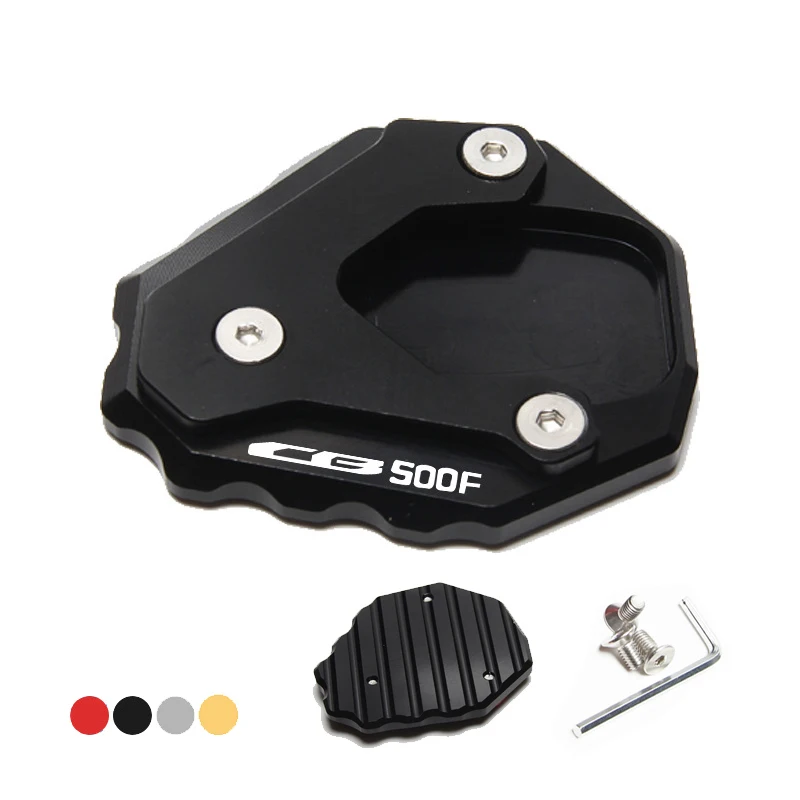 Подставка для мотоцикла Honda CB500F, увеличенная подставка из алюминиевого сплава, противоскользящая боковая подставка, удлинительная опорная пластина, аксессуары для мотоциклов
Подставка для мотоцикла Honda CB500F, увеличенная подставка из алюминиевого сплава, противоскользящая боковая подставка, удлинительная опорная пластина, аксессуары для мотоциклов