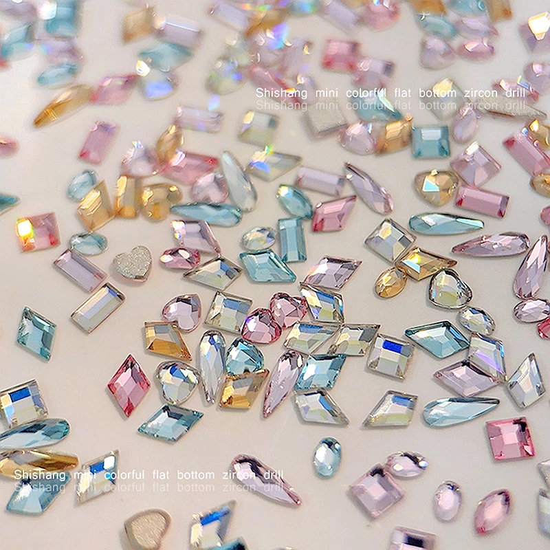 50PCS K9 Shiny Flat Back Nail Art Rhinestones Crystal Diamond Parts Accessories For Nails Decoration Manicure Supplies Material
50PCS K9 Shiny Flat Back Nail Art Rhinestones Crystal Diamond Parts Accessories For Nails Decoration Manicure Supplies Material
