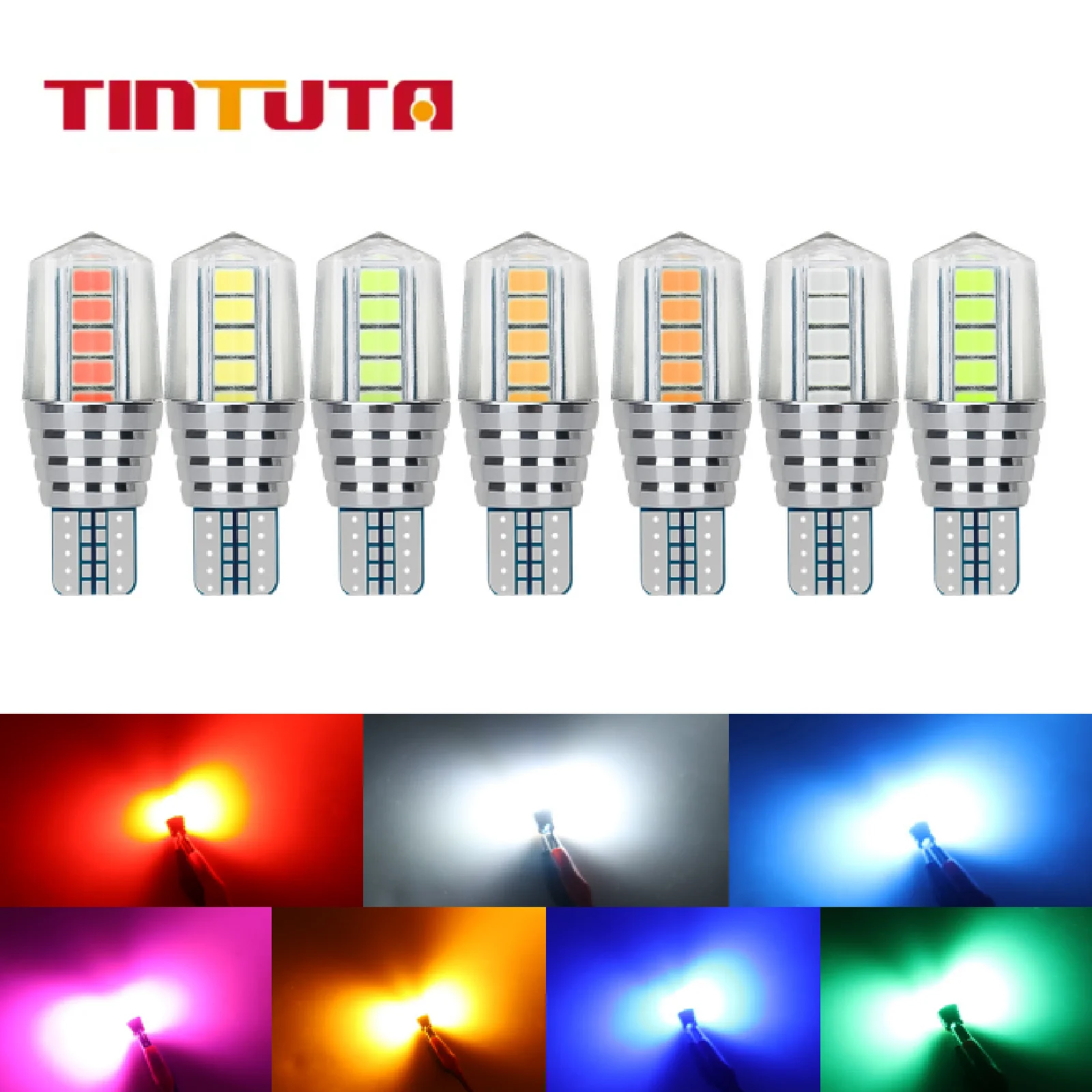 10/20/50/100PCS T10 W5W LED Bulbs 194 Car Reading Interior Light Canbus 12V-24V Day Running Indicator Light 10SMD Super Bright
10/20/50/100PCS T10 W5W LED Bulbs 194 Car Reading Interior Light Canbus 12V-24V Day Running Indicator Light 10SMD Super Bright