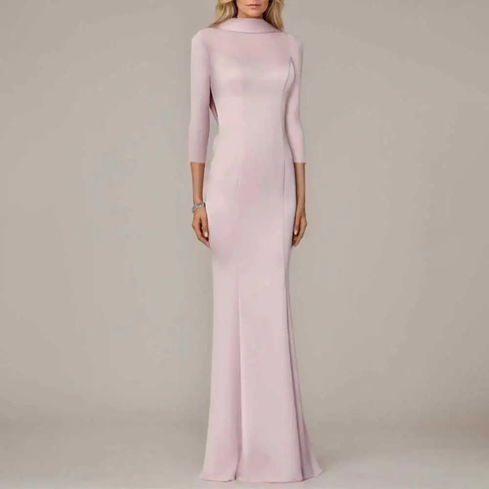 Evening Dress Prom Dresses Mermaid Formal Gown Round Neck Backless 3/4 Sleeve Cocktail Dress Wedding Guest Dress Formal Gowns
Evening Dress Prom Dresses Mermaid Formal Gown Round Neck Backless 3/4 Sleeve Cocktail Dress Wedding Guest Dress Formal Gowns