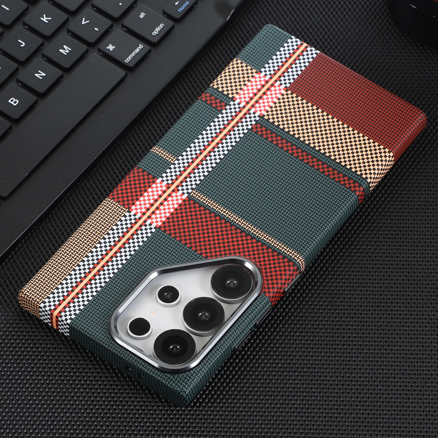 Luxury Kevlar Aramid Fiber Case For Samsung Galaxy S22 S23 S24 S25 S26 Ultra Plus Magnetic Carbon Fiber Phone Cover For S26 Plus
Luxury Kevlar Aramid Fiber Case For Samsung Galaxy S22 S23 S24 S25 S26 Ultra Plus Magnetic Carbon Fiber Phone Cover For S26 Plus