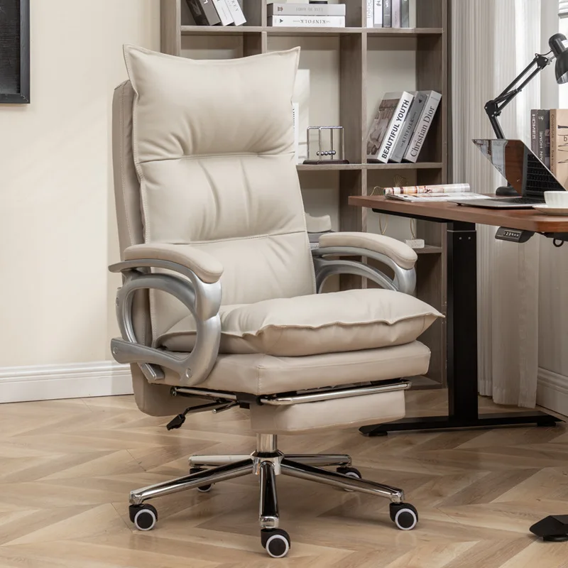 Leather Accent Executive Chair Computer Offices Layer Cowhide Swivel Break Recliner Home Comfort Armchair Relaxing Furniture
Leather Accent Executive Chair Computer Offices Layer Cowhide Swivel Break Recliner Home Comfort Armchair Relaxing Furniture
