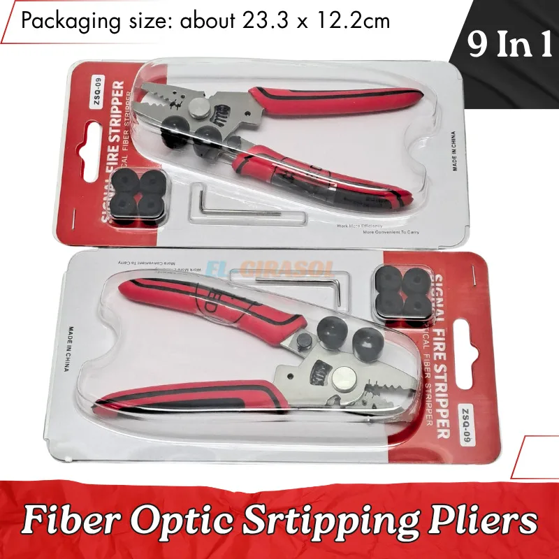 9 In 1 Fiber Optic Stripper Signal Fire ZSQ-09 Multifunctional Cable Stripping Pliers FTTH Construction Tools
9 In 1 Fiber Optic Stripper Signal Fire ZSQ-09 Multifunctional Cable Stripping Pliers FTTH Construction Tools