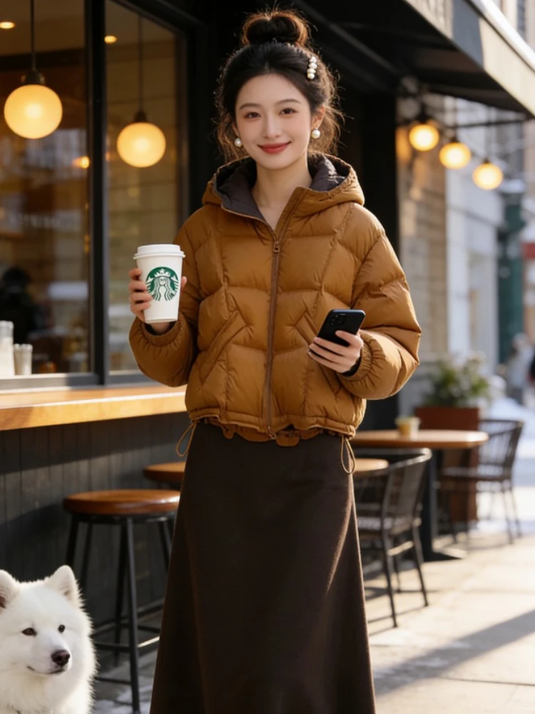 Ladies Thickened Cotton Jacket Winter Warm Stylish Lazy Style Coat Korean Loose Fit Short Length Zipper Closure Pure Color
Ladies Thickened Cotton Jacket Winter Warm Stylish Lazy Style Coat Korean Loose Fit Short Length Zipper Closure Pure Color