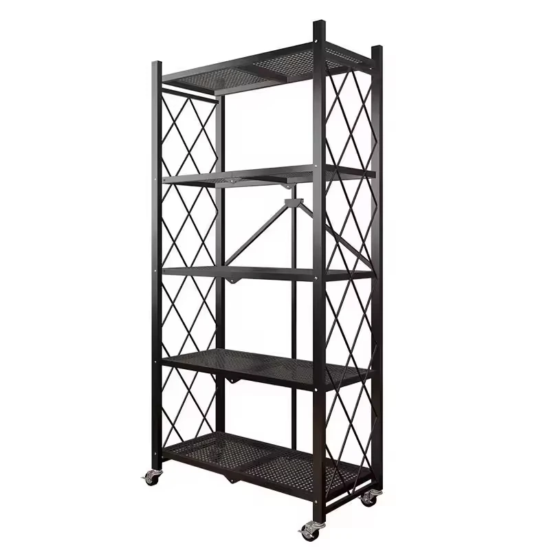 Household Folding Steel Shelf Multi-layer Kitchen Bathroom Locker (with Folding Wheel)
Household Folding Steel Shelf Multi-layer Kitchen Bathroom Locker (with Folding Wheel)