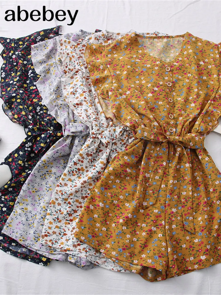 2023 New Summer Fashion All-match floral print Jumpsuit V-neck Ruffle sleeve Jumpsuit waist strap Jumpsuit wide leg Pants
2023 New Summer Fashion All-match floral print Jumpsuit V-neck Ruffle sleeve Jumpsuit waist strap Jumpsuit wide leg Pants