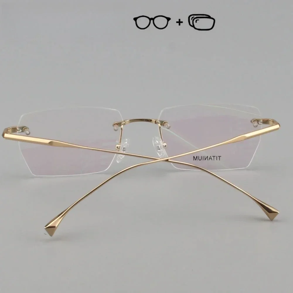 XUKA Optical Aspheric Prescription Glasses Titanium Rimless Eyewear Myopia Pure Hyperopia Progressive Eyeglasses
XUKA Optical Aspheric Prescription Glasses Titanium Rimless Eyewear Myopia Pure Hyperopia Progressive Eyeglasses