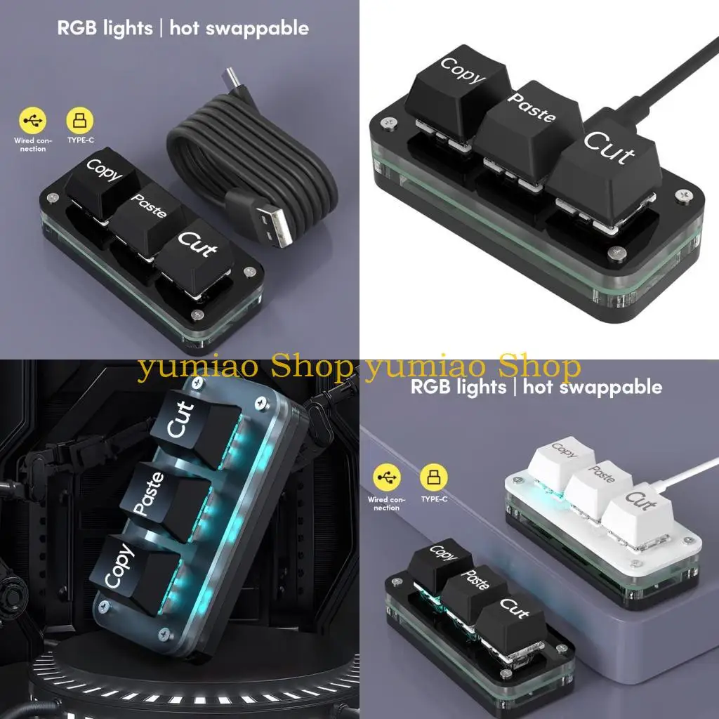 Программируемая макромеханическая клавиатура 587B с RGB-подсветкой, идеально подходящая для игр
Программируемая макромеханическая клавиатура 587B с RGB-подсветкой, идеально подходящая для игр