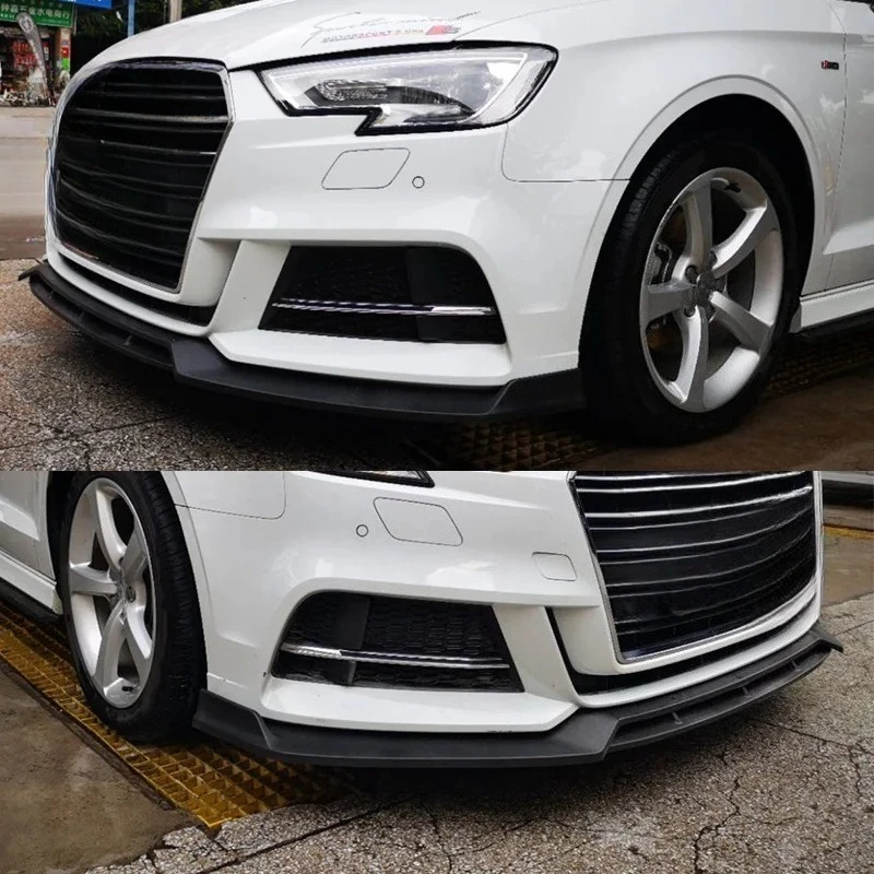 For Audi A3 S3 8V 2017-2020 Front Bumper Lip Spoiler Gloss Black ABS Plastic Exterior Styling Body Kit Car Accessories Tuning
For Audi A3 S3 8V 2017-2020 Front Bumper Lip Spoiler Gloss Black ABS Plastic Exterior Styling Body Kit Car Accessories Tuning