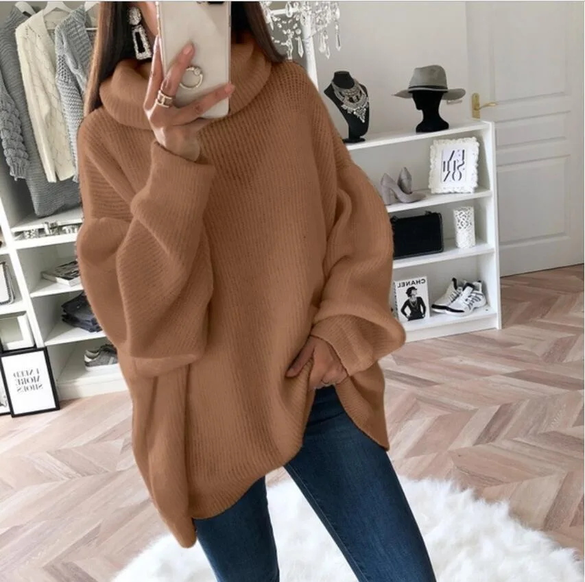 cashmere Autumn Winter highneck thick oversize Sweater pullovers Women 2025 sweater pullovers female Long Sleeve
cashmere Autumn Winter highneck thick oversize Sweater pullovers Women 2025 sweater pullovers female Long Sleeve