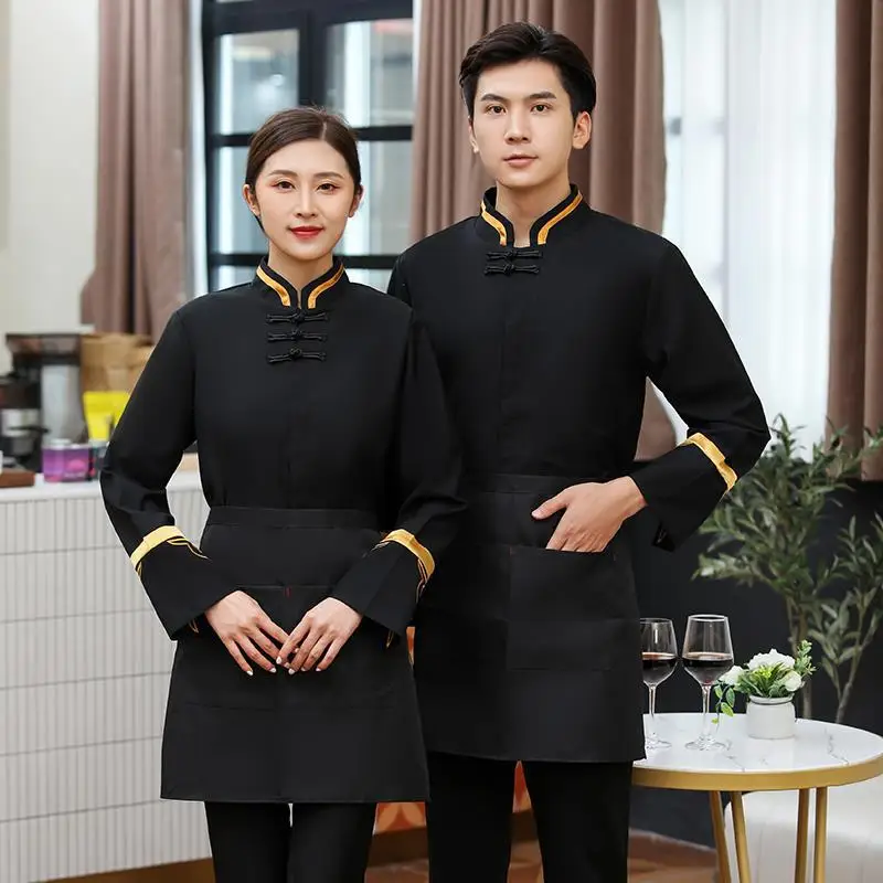 Waiter Workwear Hot Pot Restaurant Dining Restaurant Hotel Restaurant Chinese Restaurant Work Clothes Long Sleeve Autumn and Win
Waiter Workwear Hot Pot Restaurant Dining Restaurant Hotel Restaurant Chinese Restaurant Work Clothes Long Sleeve Autumn and Win