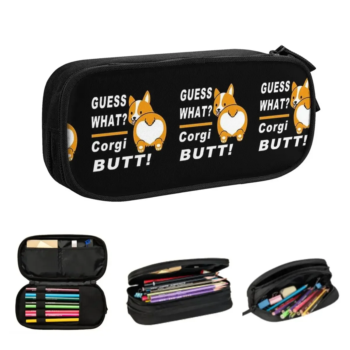 Угадай, что корги прикладом! Пеналы большой емкости, сумки для ручек, коробка для ручек, пенал для мальчиков и девочек, студентов, канцелярские принадлежности, школа
Угадай, что корги прикладом! Пеналы большой емкости, сумки для ручек, коробка для ручек, пенал для мальчиков и девочек, студентов, канцелярские принадлежности, школа