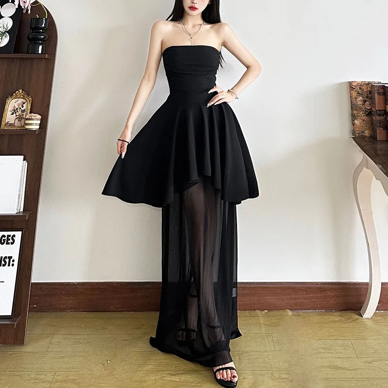 A New Spring Cross-border European and American Style Women's Dress in Solid Color, Sleeveless, Tight and Irregular Layering
A New Spring Cross-border European and American Style Women's Dress in Solid Color, Sleeveless, Tight and Irregular Layering