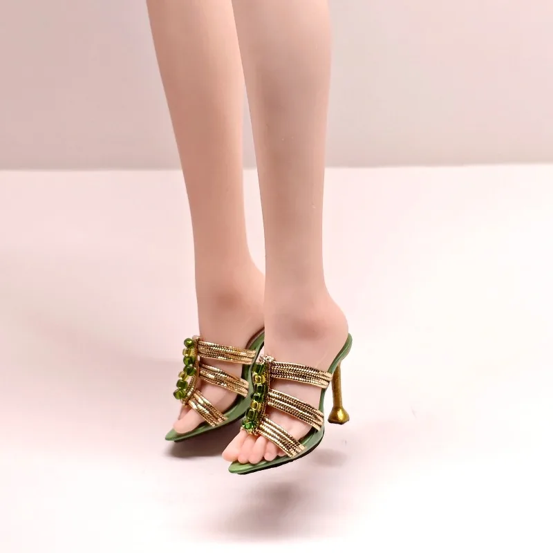 1/6 Scale Female Soldier Elasticity Strap Pointed Tip Stiletto Heels Slippers Model for 12'' Worldbox/tbl Action Figures Body
1/6 Scale Female Soldier Elasticity Strap Pointed Tip Stiletto Heels Slippers Model for 12'' Worldbox/tbl Action Figures Body