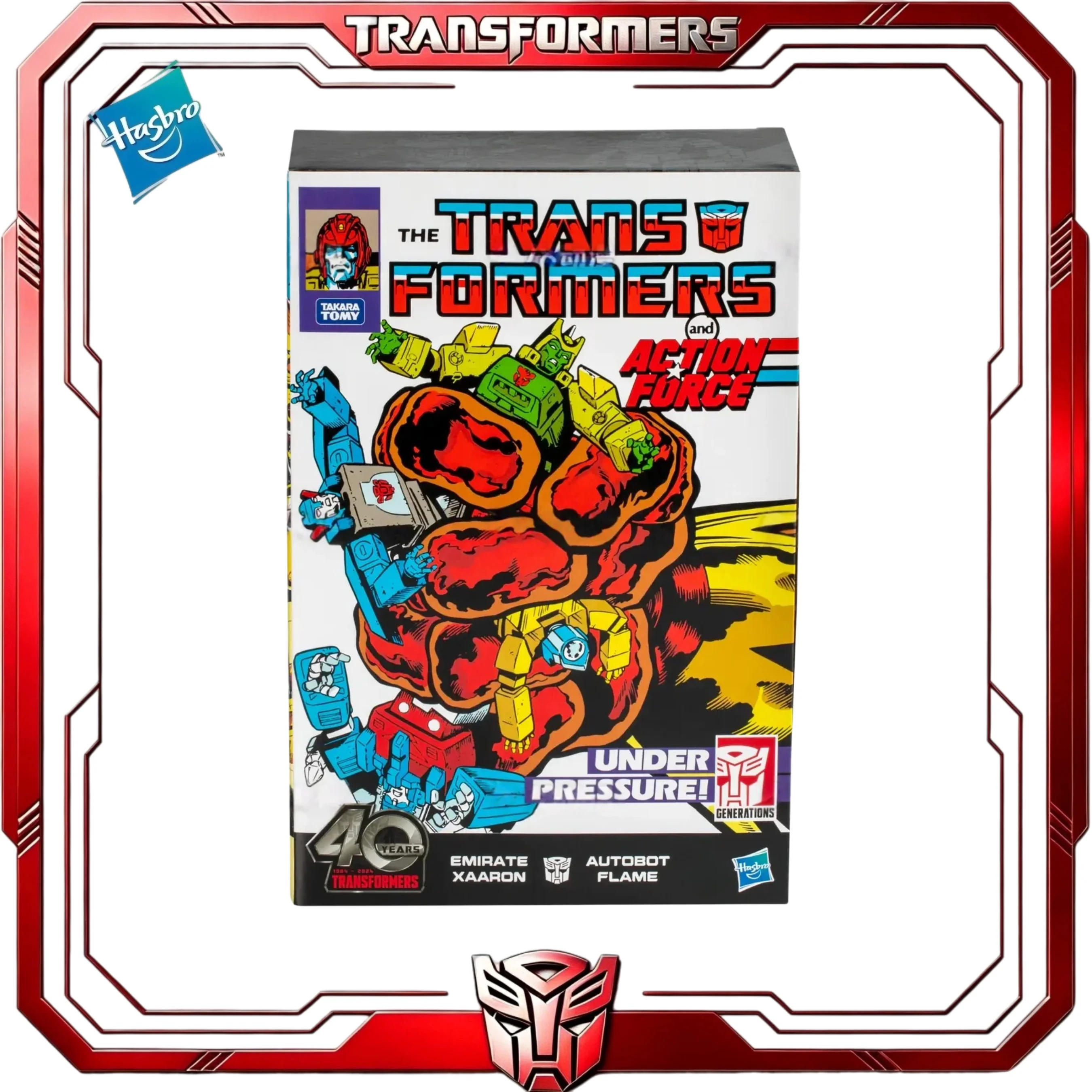 In Stock Transformers Emirate Xaaron Autobot Flame 2-Pack Tank Figure Hasbro 40th Anniversary Comic Collectible Toy
In Stock Transformers Emirate Xaaron Autobot Flame 2-Pack Tank Figure Hasbro 40th Anniversary Comic Collectible Toy