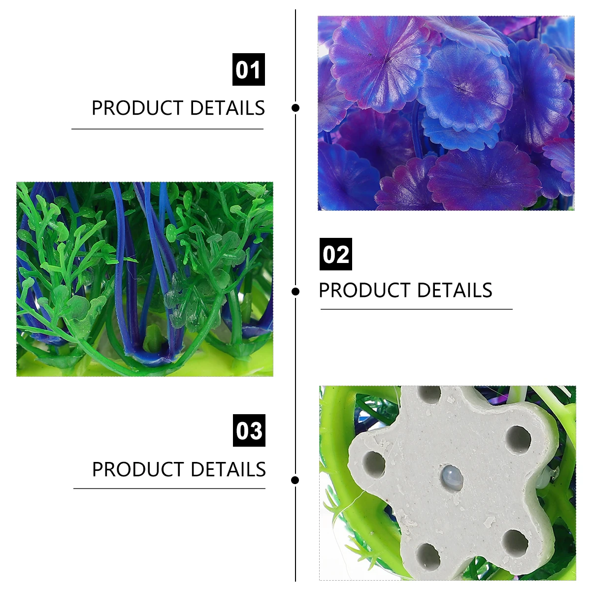 1pcs Artificial Water Plants Lightweight Exquisite Simulation Decorative Aquatic Florals Home Office 3D Beautiful Fake Pet
1pcs Artificial Water Plants Lightweight Exquisite Simulation Decorative Aquatic Florals Home Office 3D Beautiful Fake Pet