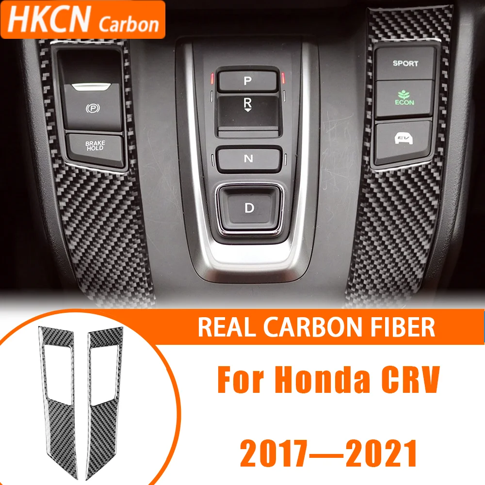 For Honda CRV 2017—2021 Car Accessories Carbon Fiber Gear Electric Hand Brake Panel Interior Cover Trim Sticker Modification
For Honda CRV 2017—2021 Car Accessories Carbon Fiber Gear Electric Hand Brake Panel Interior Cover Trim Sticker Modification