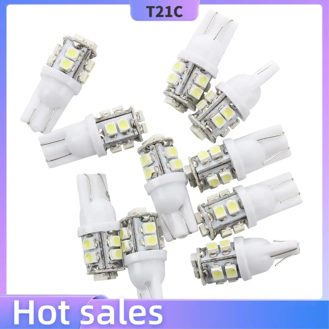 T21C 10 X T10 168 194 W5W Car White High Power SMD 10 LED Wedge Light Bulb Lamp 12V
T21C 10 X T10 168 194 W5W Car White High Power SMD 10 LED Wedge Light Bulb Lamp 12V