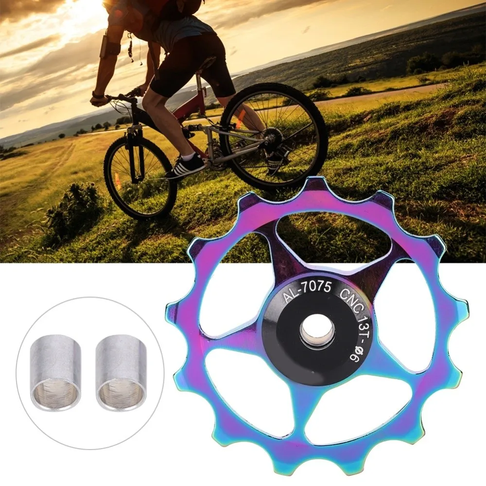 Задний шкив переключателя из алюминиевого сплава 11T/13T, высокопроизводительный подшипниковый шкив, цветной направляющий шкив для горного велосипеда, шоссейного велосипеда
Задний шкив переключателя из алюминиевого сплава 11T/13T, высокопроизводительный подшипниковый шкив, цветной направляющий шкив для горного велосипеда, шоссейного велосипеда