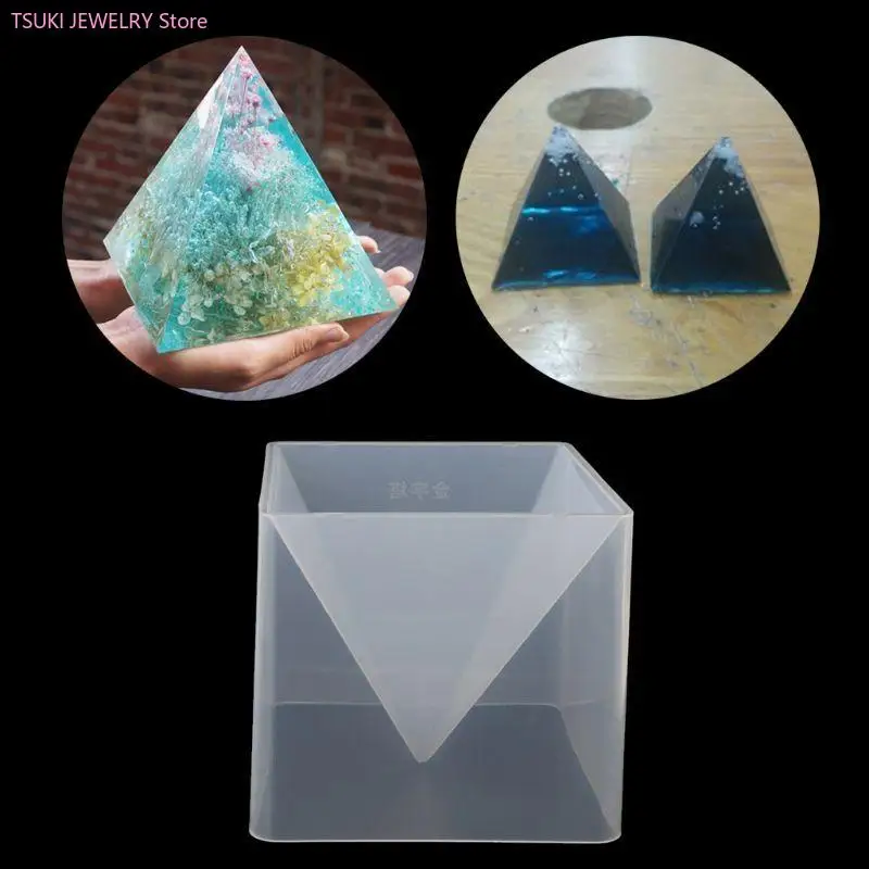 62KE Super Pyramid Silicone Mould Resin Craft Jewelry Crystal Mold With Plastic Frame
62KE Super Pyramid Silicone Mould Resin Craft Jewelry Crystal Mold With Plastic Frame