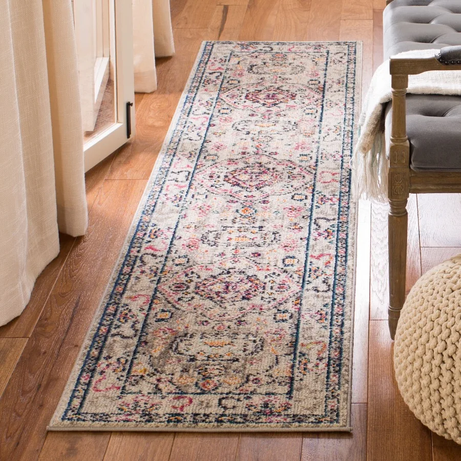 Madison Trenton Vintage Traditional Runner Rug Grey Blue 2'2" x 18'
Madison Trenton Vintage Traditional Runner Rug Grey Blue 2'2" x 18'