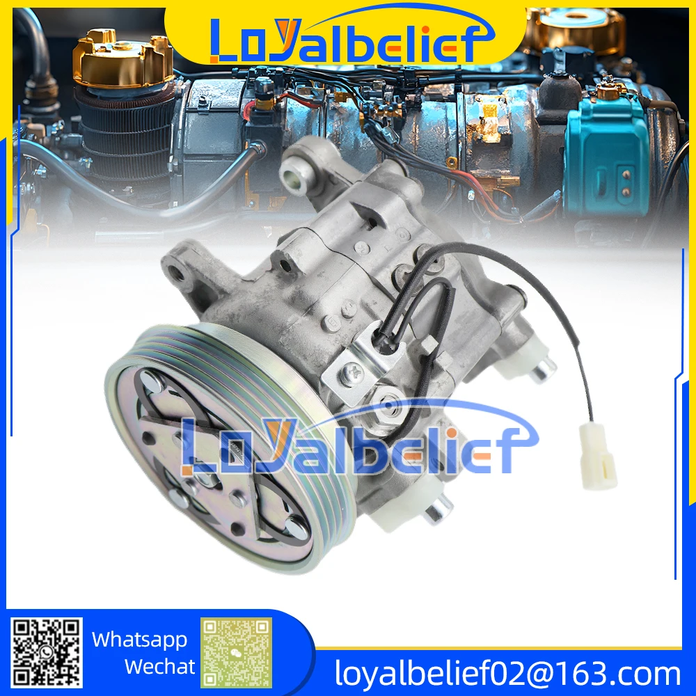 DKV07G AC Compressor and Clutch For Subaru Sambar TV1 TV2 / TW1 TW2 / TT1 TT2 / KS3 KS4 7311-TC030 5060217120 4PK
DKV07G AC Compressor and Clutch For Subaru Sambar TV1 TV2 / TW1 TW2 / TT1 TT2 / KS3 KS4 7311-TC030 5060217120 4PK