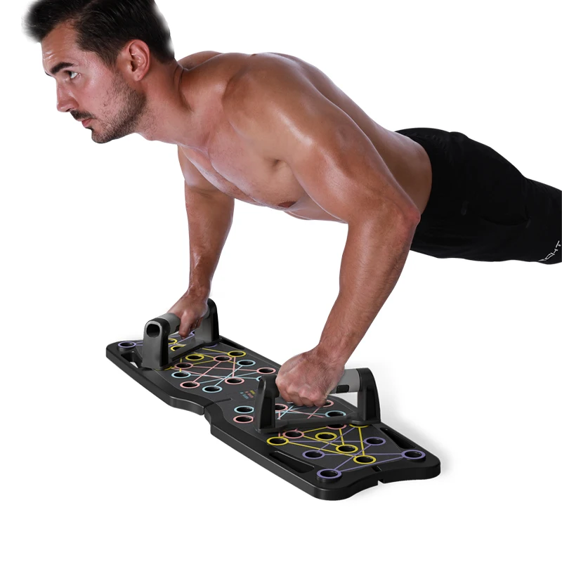 Portable Non-Slip Multifunction Dip Stand Home Workout Equipment With Resistance Bands for Push-Ups
Portable Non-Slip Multifunction Dip Stand Home Workout Equipment With Resistance Bands for Push-Ups
