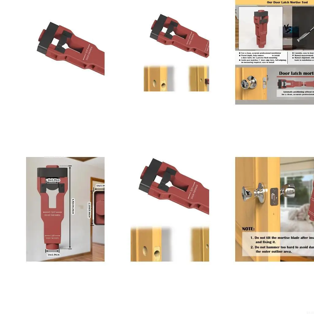 581E Дверные защелки Врезной инструмент для установки Дырокол для замены замка отвода
581E Дверные защелки Врезной инструмент для установки Дырокол для замены замка отвода